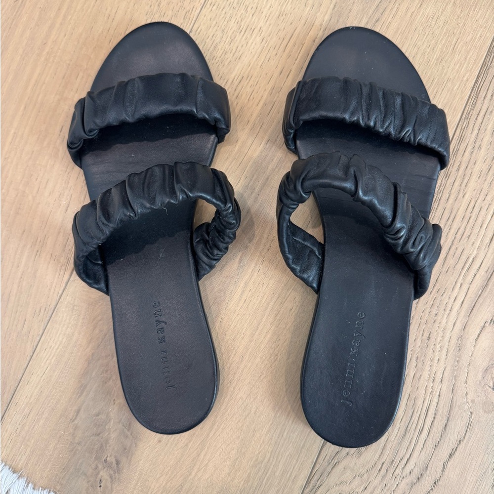 Jenni Kayne Black Dune Slide Sandals